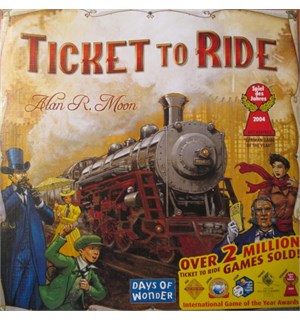 Ticket to Ride Brettspill Det originale Ticket to Ride spillet 